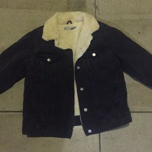 Fur Sherpa denim jacket